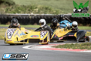 Scobby Killough sidecar racing at Mondello Park