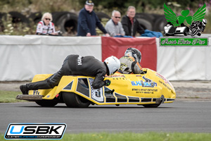 Scobby Killough sidecar racing at Mondello Park