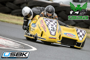 Scobby Killough sidecar racing at Mondello Park