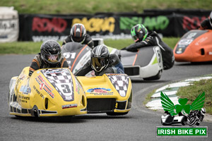 Scobby Killough sidecar racing at Mondello Park