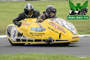 Scobby Killough sidecar racing at Mondello Park