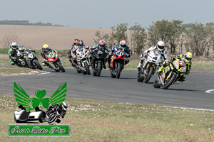 Ali Kirk motorcycle racing at Kirkistown Circuit