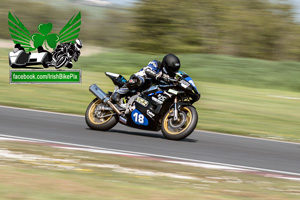 Ken Lenehan motorcycle racing at Kirkistown Circuit