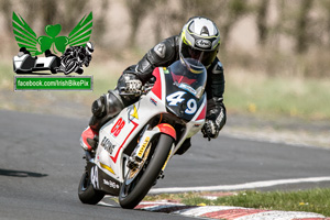 Malcolm Love motorcycle racing at Kirkistown Circuit