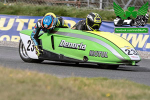 Corey Lynch sidecar racing at Mondello Park