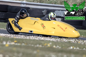 Derek Lynch sidecar racing at Bishopscourt Circuit