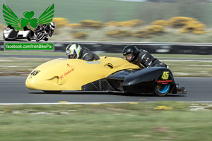 Derek Lynch sidecar racing at Bishopscourt Circuit