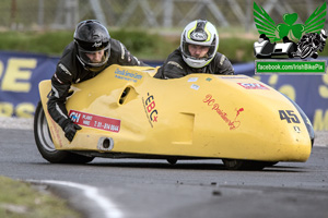 Derek Lynch sidecar racing at Mondello Park