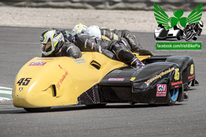 Derek Lynch sidecar racing at Mondello Park