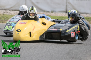 Derek Lynch sidecar racing at Mondello Park