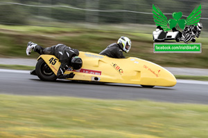 Derek Lynch sidecar racing at Mondello Park