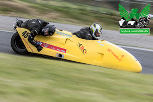 Derek Lynch sidecar racing at Mondello Park