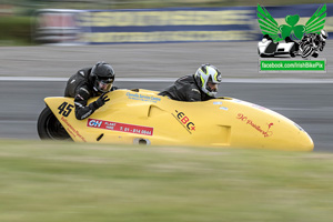 Derek Lynch sidecar racing at Mondello Park