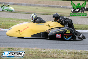 Derek Lynch sidecar racing at Bishopscourt Circuit