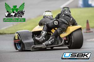 Derek Lynch sidecar racing at Bishopscourt Circuit