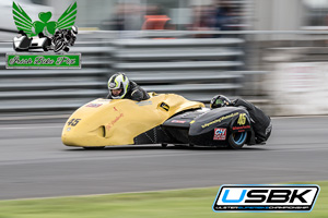 Derek Lynch sidecar racing at Bishopscourt Circuit