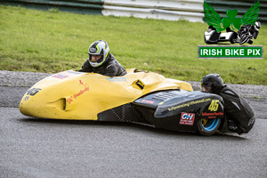 Derek Lynch sidecar racing at Mondello Park