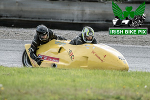 Derek Lynch sidecar racing at Mondello Park