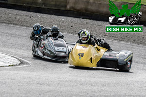 Derek Lynch sidecar racing at Mondello Park