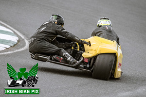 Derek Lynch sidecar racing at Mondello Park