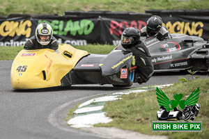 Derek Lynch sidecar racing at Mondello Park