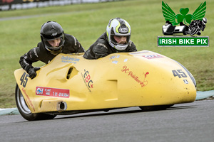 Derek Lynch sidecar racing at Mondello Park