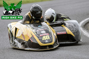 Dylan Lynch sidecar racing at Mondello Park