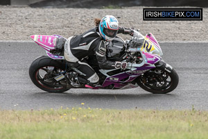 Nicole Lynch motorcycle racing at Mondello Park