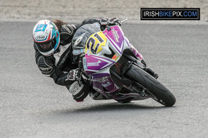 Nicole Lynch motorcycle racing at Mondello Park