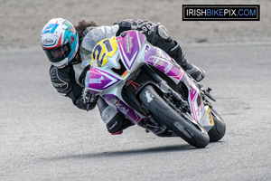 Nicole Lynch motorcycle racing at Mondello Park