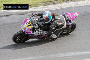 Nicole Lynch motorcycle racing at Mondello Park