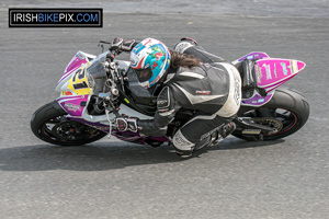 Nicole Lynch motorcycle racing at Mondello Park