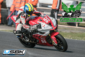 Donald MacFadyen motorcycle racing at Kirkistown Circuit