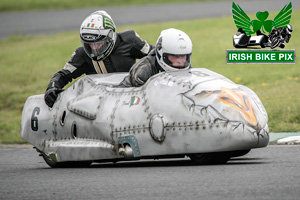 Diarmuid MacReamoinn sidecar racing at Mondello Park