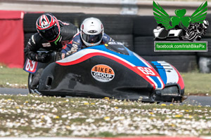 Ben McBride sidecar racing at Bishopscourt Circuit