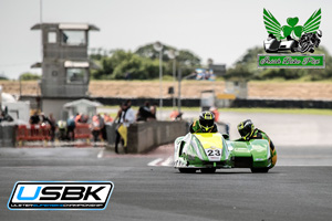 Ben McBride sidecar racing at Bishopscourt Circuit