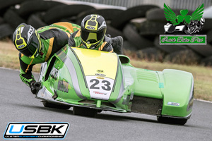 Ben McBride sidecar racing at Bishopscourt Circuit