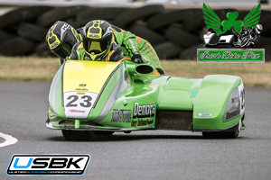 Ben McBride sidecar racing at Bishopscourt Circuit