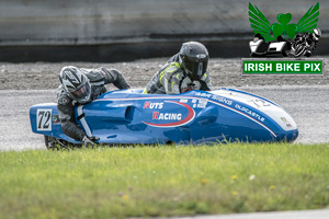 Micky McDermott sidecar racing at Mondello Park