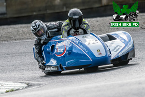 Micky McDermott sidecar racing at Mondello Park