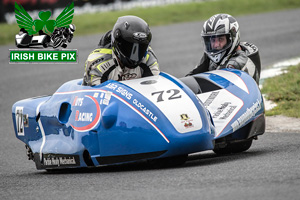 Micky McDermott sidecar racing at Mondello Park