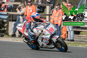 Jason McGarvey motorcycle racing at Kirkistown Circuit