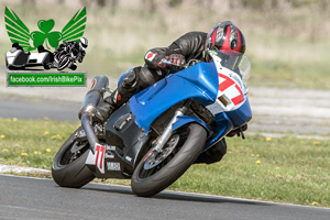 Kevin McGrath motorcycle racing at Kirkistown Circuit