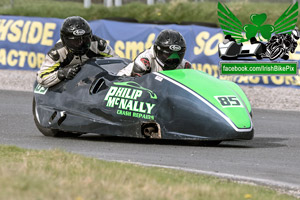 Philip McNally sidecar racing at Mondello Park