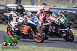 Jeremy McWilliams motorcycle racing at Kirkistown Circuit