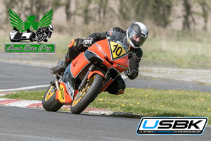 Alex Morgan motorcycle racing at Kirkistown Circuit
