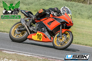 Alex Morgan motorcycle racing at Kirkistown Circuit