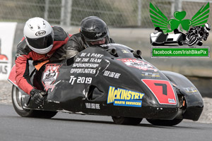 Eamon Mulholland sidecar racing at Mondello Park