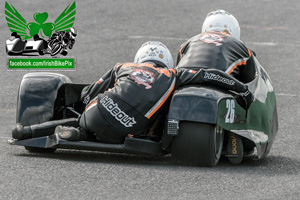 Eamon Mulholland sidecar racing at Mondello Park