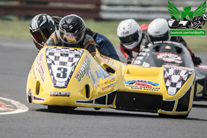 Simon Mythen sidecar racing at Bishopscourt Circuit